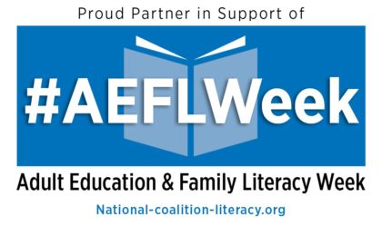 Adult Education & Family Literacy Week Graphic